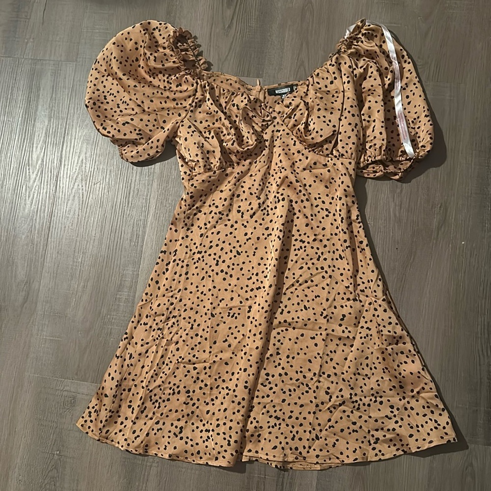 Misguided Dalmatian Milk Maid Dress
